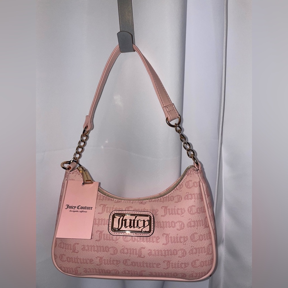 NWT Juicy Couture Macroon Dot Logo Statement Shoulder Bag